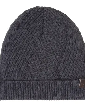 Bonnet maille recyclée côtelée Gris gris Tailleunique - Isotoner - FashionsVida