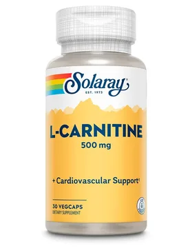 L-carnitina 500mgr 30 Unità - Solaray - FashionsVida