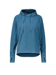 Giacca in pile da donna con cappuccio Calais petrolio 38