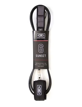 Leash De Surf Sunset Moulded 7 Mm Black 9´0´´ unisex - Ocean & Earth - FashionsVida