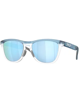 Polarisierte Sonnenbrillen Frogskins Range XL Trans Stonewash/Prizm Deep Water Polarized für Herren Grau - Oakley - FashionsVida