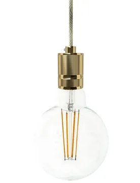 Cables Lampe Suspendue Knurled Brass One Size - Creative - FashionsVida