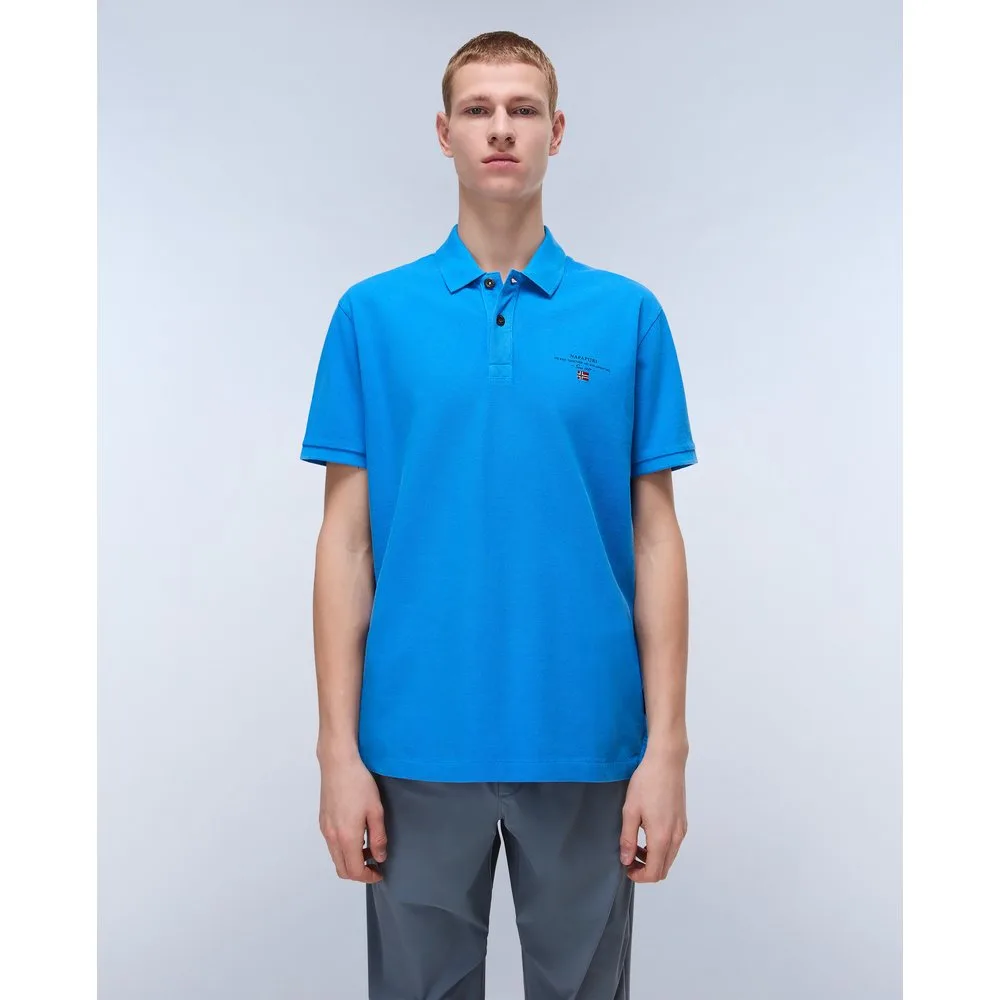 Polo de piqué y manga corta de hombre Elbas de corte regular - Napapijri - FashionsVida