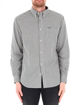 Camicia a quadri VERDE SCURO L - Barbour - FashionsVida
