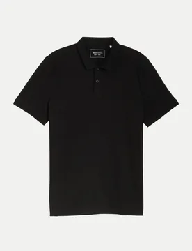 Poloshirt Basic Schwarz L - Tom Tailor Denim - FashionsVida