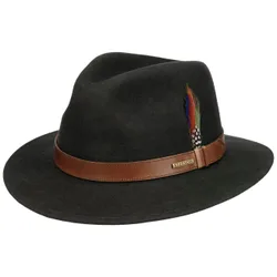 Pearlett Traveller Wool Hat by - darkolive - Size: XXL (62-63 cm)