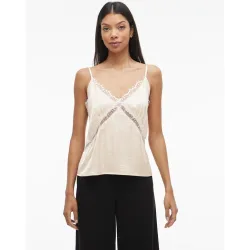 Top de mujer lencero con encaje