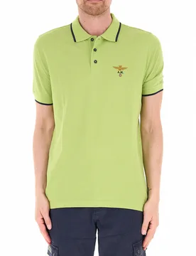 Polo maniche corte VERDE LIME XL - Aeronautica Militare - FashionsVida