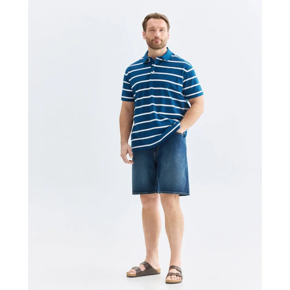 Bermuda hombre sport denim regular tallas grandes - Dustin - FashionsVida