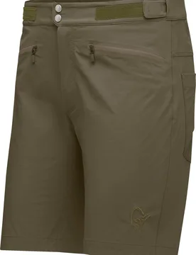 Norrona - Short softshell - Femund Flex1 Lightweight Shorts M Olive Night en Softshell - Taille L - Kaki - Norröna - FashionsVida