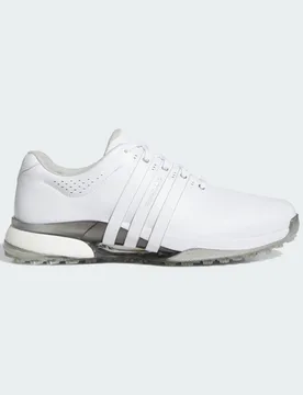 Scarpe da golf Tour360 25 Spikeless 44 2/3 Cloud White / Cloud White / Silver Metallic - Adidas - FashionsVida