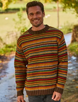 Grassington Sweater - Stripe - Pachamama - FashionsVida