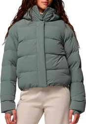 Doudoune courte en duvet naturel - Amaze Puff Hooded Jacket Sedona Sage - Taille M - Gris