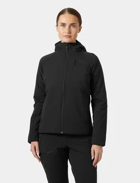 Women's Odin Stretch Hood Insulator 2.0 Black XL - Black - Female - Helly Hansen - FashionsVida