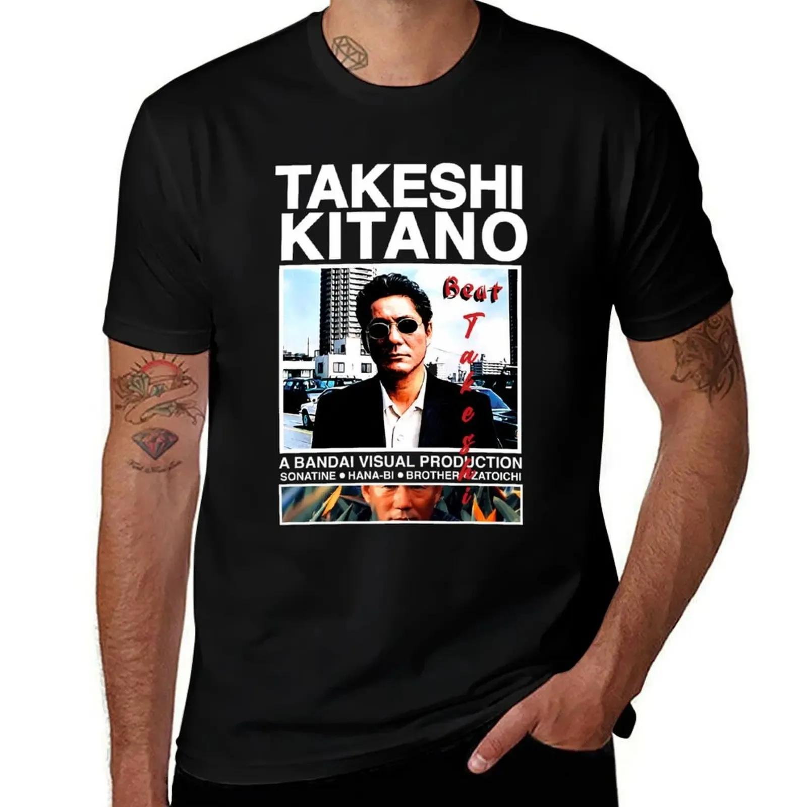 Takeshi Kitano T-Shirt Basic Simple Casual Short Sleeve Tee - Aliexpress - FashionsVida