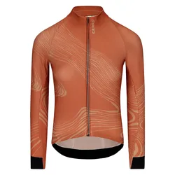 Maglia A Maniche Lunghe Gregarius Hybrid Signature Rust Red
