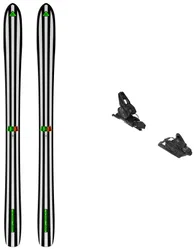 Ski Set inkl. Bdg. Skis freeride Pack D�part. 01 2027 aus Holz schwarz