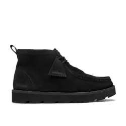 Men's Meare Walla Boot Black/Black Suede Ankle Boots, Wallabee, Lace Up in Black Size: 7.5-Standard Fit - Black - Size: 7.5-Standard Fit