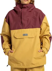 Veste de snowboard à demi-zip - DC-43 Anorak Mustard Gold - Taille M - Jaune