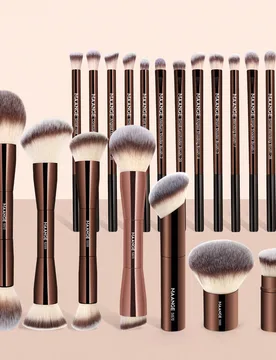 Juego de 1/7/13/15/20/21 piezas de brochas de maquillaje profesional, incluye bolsa de maquillaje, brocha para base, brocha para sombras de ojos, broc - Shein - FashionsVida