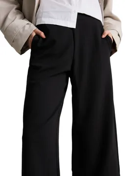 Culotte-Fit Stoffhose Schwarz S - Tom Tailor Denim - FashionsVida
