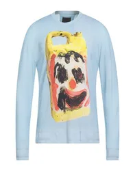 Pullover Hombre Azul celeste L,S Hombre