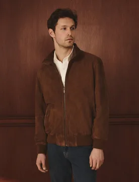 Cazadora de hombre de ante - Lloyd's - FashionsVida