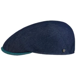 Mevano Twotone Flat Cap by - denim - Size: XL (60-61 cm)