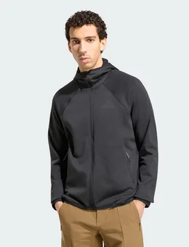 Giacca con cappuccio Terrex Xperior CLIMAWARM+ Ventknit Fleece XL Black - Adidas - FashionsVida