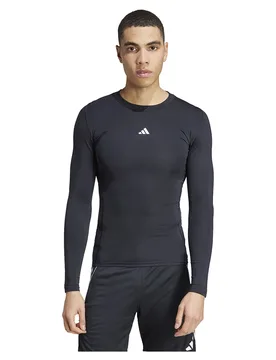 T-shirt à Manches Longues Techfit Black M - Adidas - FashionsVida