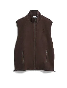 Fleecegilet braun M Damen - Armedangels - FashionsVida