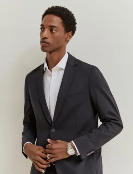 Blazer de hombre con corte slim fit en tejido técnico - Lion of Porches - FashionsVida