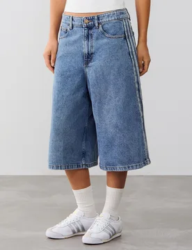 Short Long Adicolor Denim bleu s - ADIDAS ORIGINALS - FashionsVida