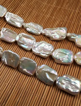 Natural Freshwater Pearl Beading Square shape Isolation Punch Loose Beads For jewelry making DIY Necklace Bracelet Accessories - Aliexpress - FashionsVida