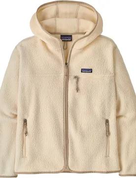 Polaire à capuche en Polartec® - W's Retro Pile Hoody Natural - Taille S - Beige - Patagonia - FashionsVida