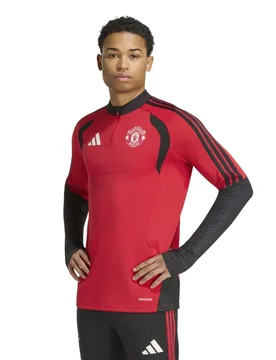 Sweat à Demi-zip Entraînement Manchester United 26/27 Tiro Mufc Red S - Adidas - FashionsVida