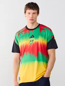 Jersey Jamaica Jff Preshi H jaune/vert m - ADIDAS ORIGINALS - FashionsVida