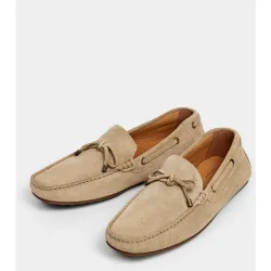 Mocasin driver de hombre de ante con lazo