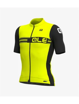 Maglia ciclismo GRAPHICS PR-S LOGO Summer giallo fluo - ALE' - FashionsVida