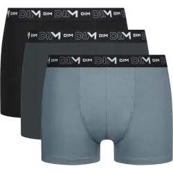 Pack de 3 bóxers de algodón elástico de estilo básico