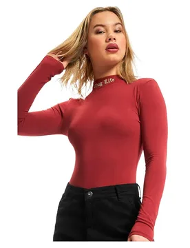 Body A Maniche Lunghe Statement Red XS - Thug Life - FashionsVida