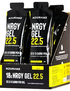 Scatola Di Gel Energetici Nrgy 22.5 Limone 66g 18 Unità Multicolor - Nduranz - FashionsVida