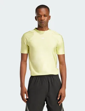 Mens Fashion Cut Line Tee - Yellow - Size X-Large - adidas Originals - FashionsVida