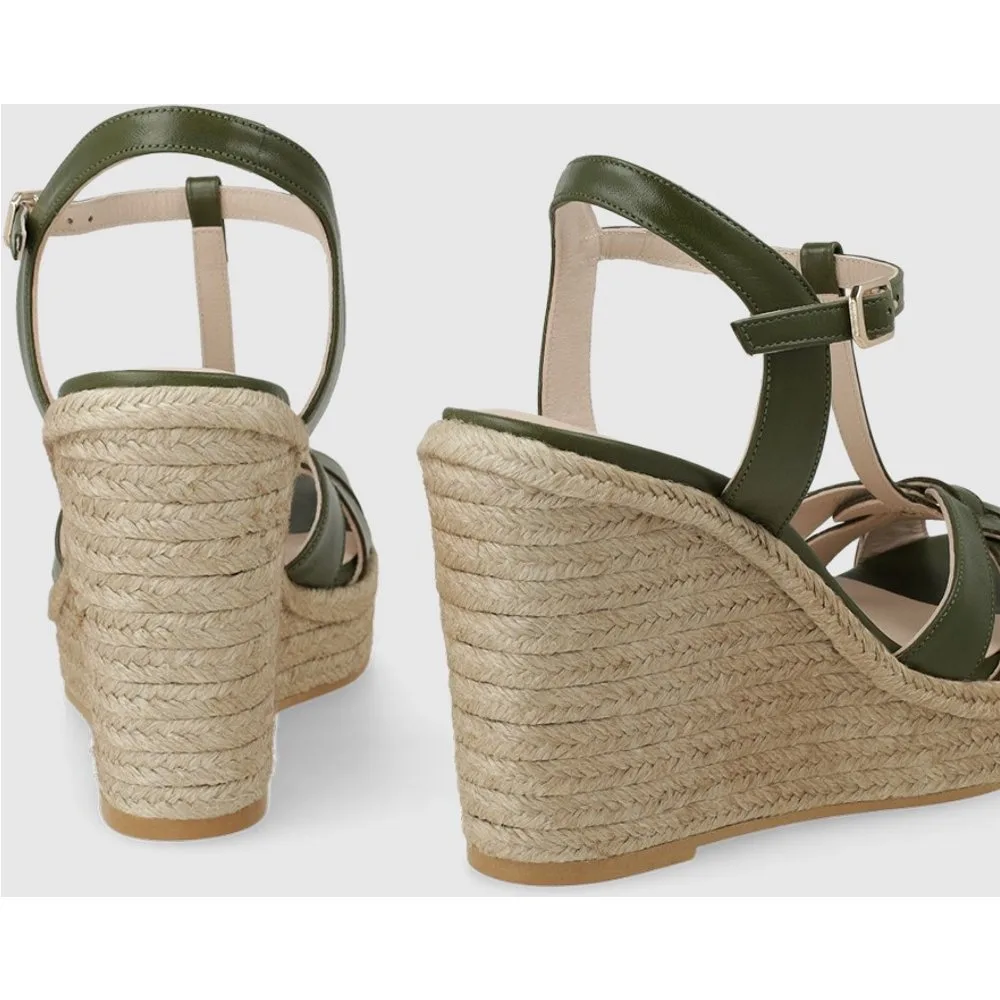 Sandalias de plataforma de mujer en piel - Lodi - FashionsVida