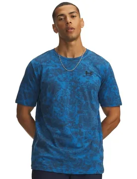 T-shirt à Manches Courtes Icon Novelty Blue / Black XL - Under armour - FashionsVida