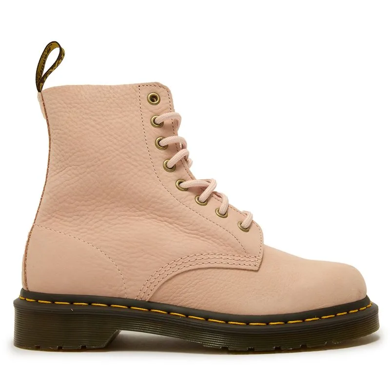 Womens Dr 1460 Pascal Nubuck Boots - Pink Leather - Size Uk 6.5 - Dr. martens - FashionsVida