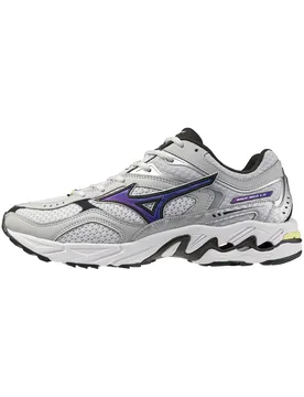 Chaussures lifestyle - Wave MG4 LS Cloudscape/Royal Lilac/Galaxy Silver - Taille 9,5 UK - Blanc - Mizuno - FashionsVida