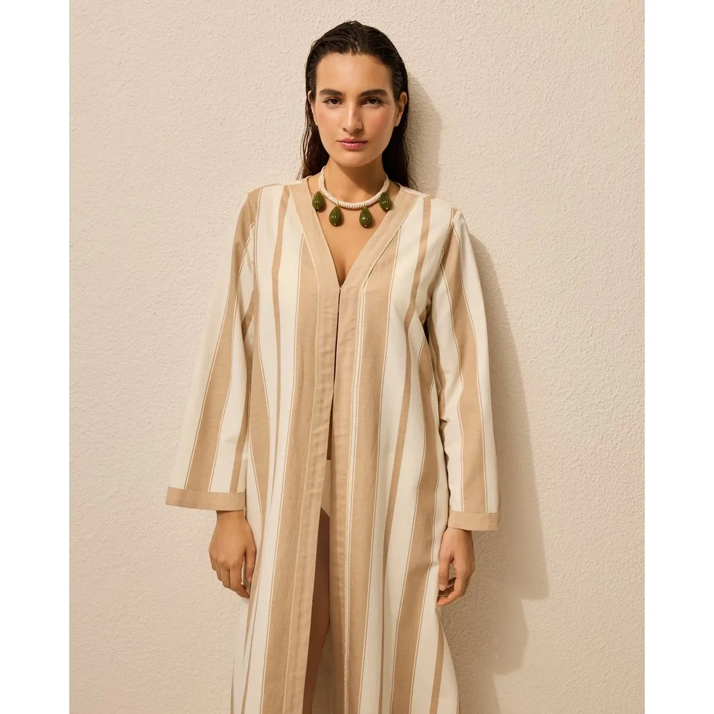 Kaftán con detalle cuello - Énfasis - FashionsVida