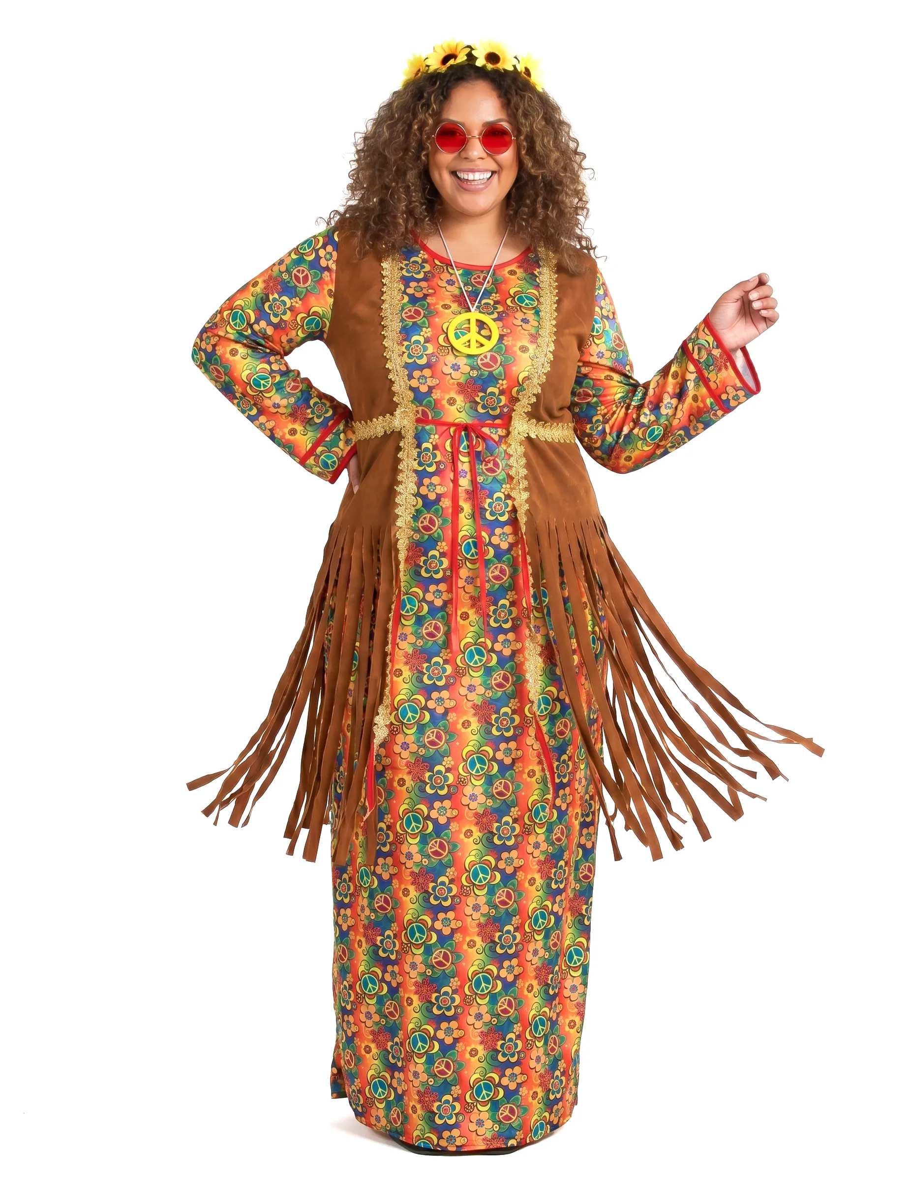 Plus Size Langes Hippie Kleid für Damen - female - Widmann - FashionsVida