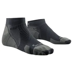 Run Perform Low Cut Socks Black / Charcoal UK 6-8 Men,Women